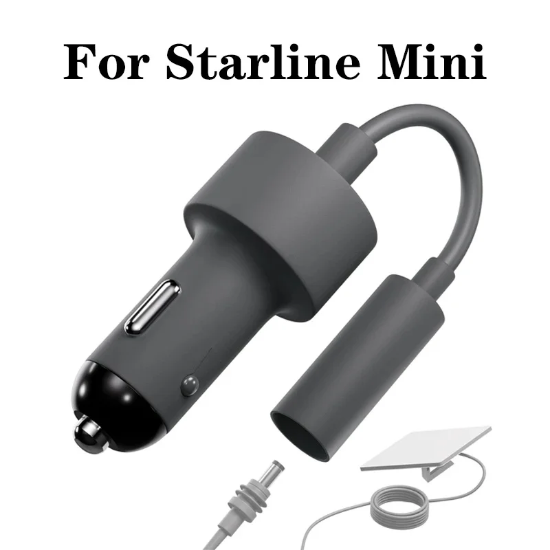 Starlink Mini Car Charger Cigarette to dc Male 12Vto20V Starlink Step Up Converter,Starlink Mini Car Cigarette Lighter Adapter
