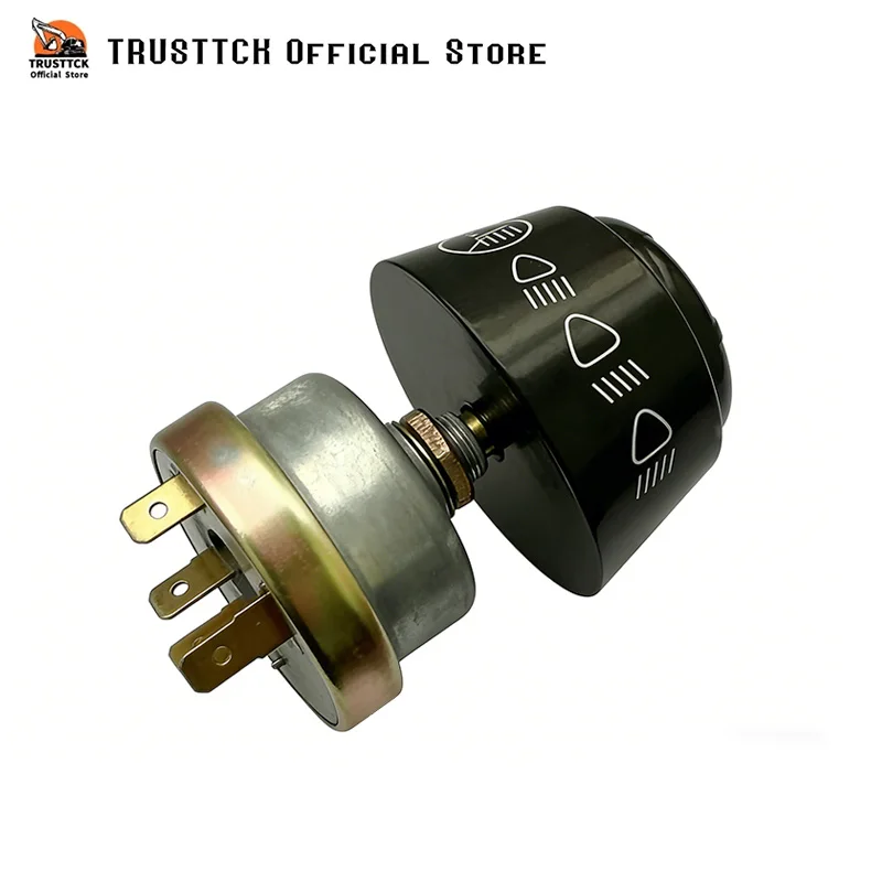 Light/Horn Switch Push Button Metal Horn Button Push Switch Fit for Massey Ferguson Tractor TS118 1699034m91