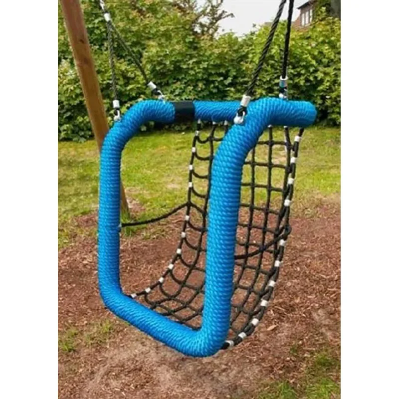 Hot Selling Heavy Duty Chair for Public Commercial Use Playground Hanging Net Swing Seat