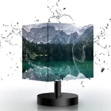 New Design Led Digital Advertising Display Screen Creative Outdoor Waterproof Rotating Magic Cube Led Poster Displays