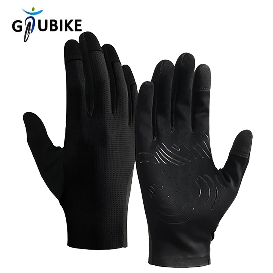 GTUBIKE 1 زوج قفازات ركوب الدراجات المضادة للانزلاق شاشة تعمل باللمس النساء الرجال الجبلية الطريق دراجة قفازات تنفس رياضة اللياقة البدنية الدراجة قفازات السباق