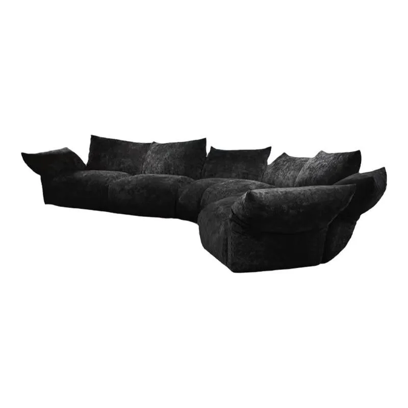 Italian minimalist, light luxury petal sofa, corner fabric sofa