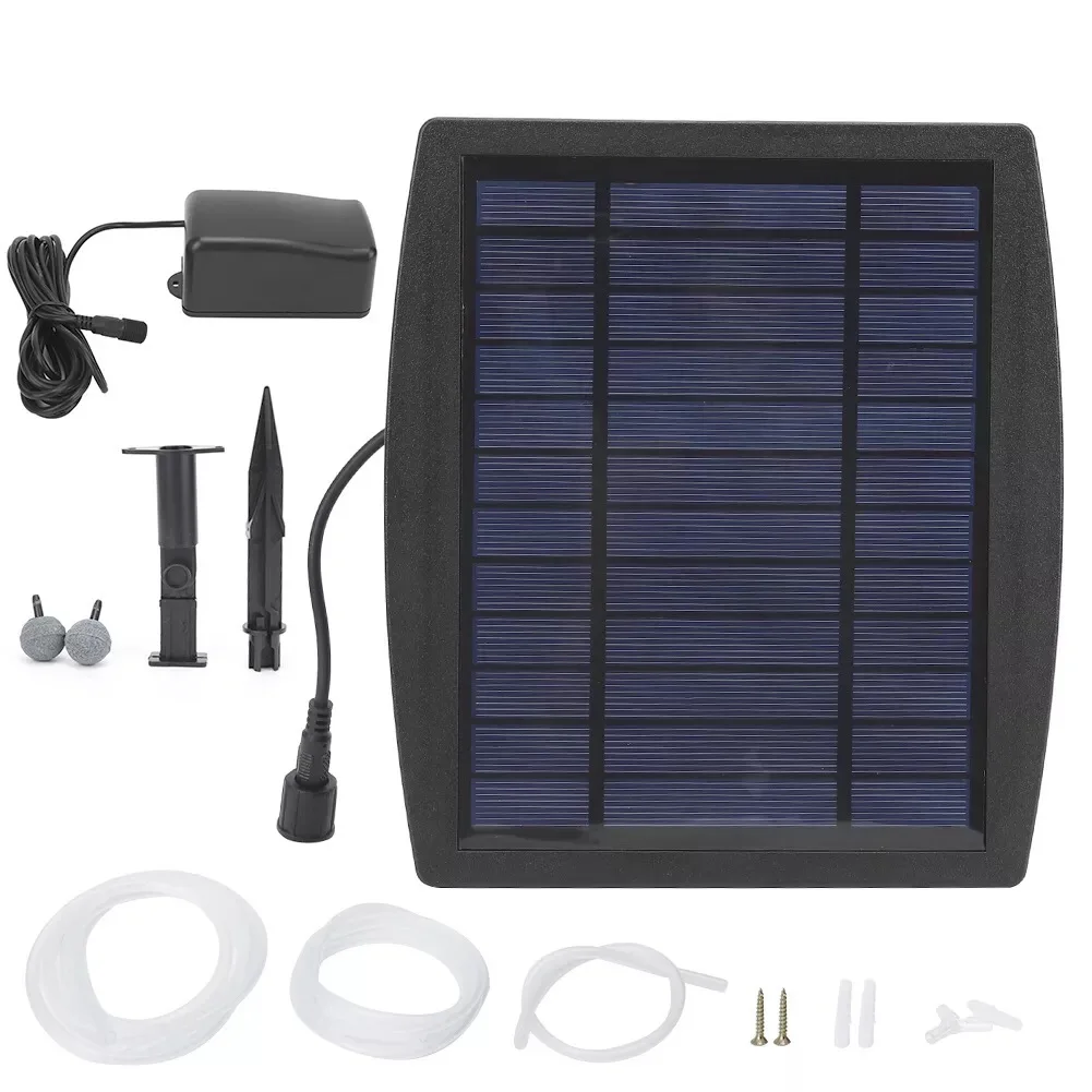 Intermittent plug-in solar oxygen pump power storage solar oxygen pump aquarium oxygen pump