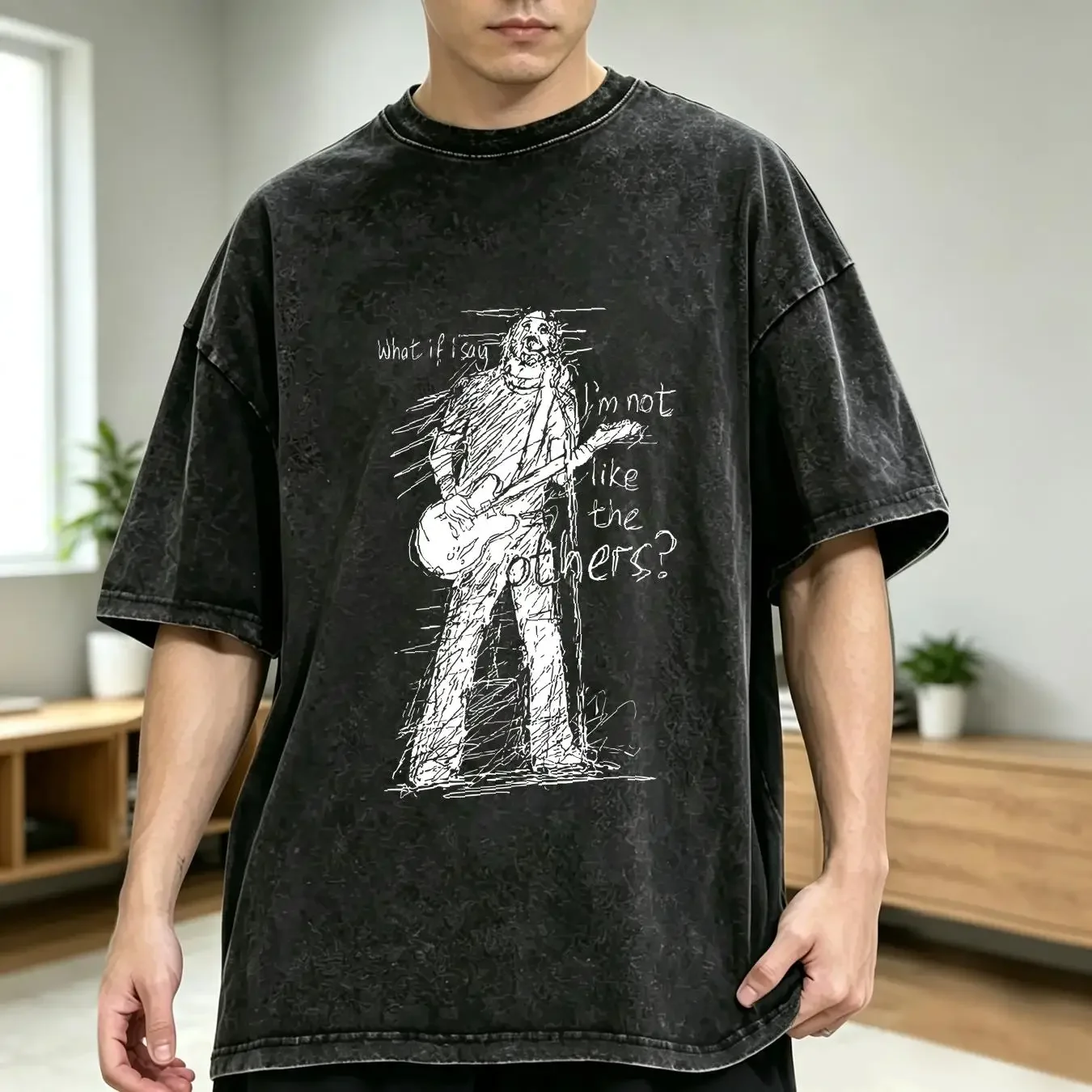 washed T Shirt Dave Grohl NEW black short sleeve All sizes S to 345Xl Q1669 long or sleeves vintage Washed designer clothes