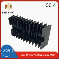 MHTNC HGR Rail Dust Cover 15mm 20mm 25mm 30mm Linear Guide Rails Bellows Dustproof Covers for CNC