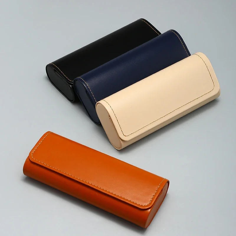 

PU Leather Glasses Case Portable Men Women Sunglasses Optical Glasses Storage Box Anti-Pressure Eyeglasses Bag Accessories