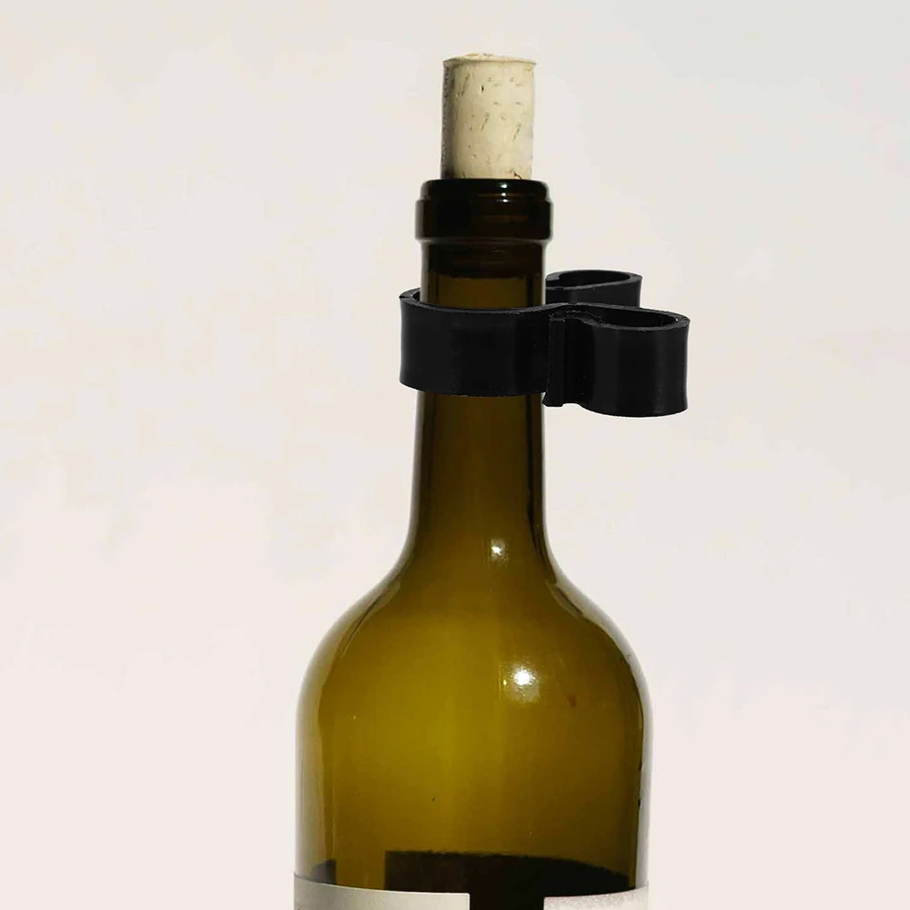 

15Pcs Wine Plastic Safety Holders for Various Party Decorations for Wine Clamp