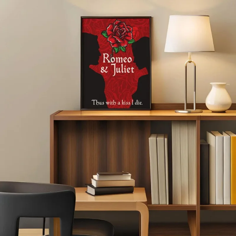 شكسبير يلعب ملصق ماكبث هاملت منتصف الصيف ليلة حلم روميو جولييت الأدب الإنجليزي قماش طباعة ديكور غرفة المعيشة #4