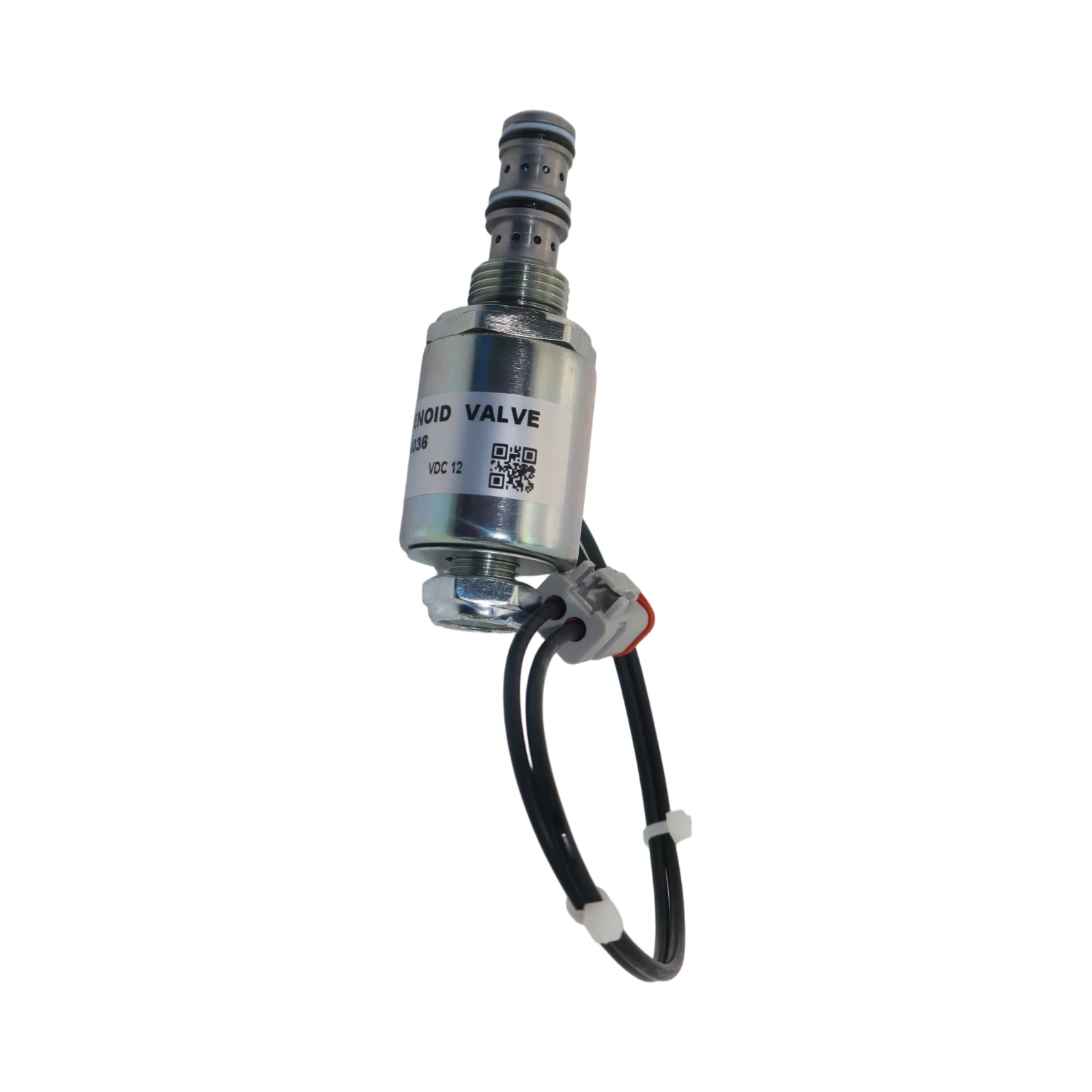 

12V Solenoid Valve 121-4036 1214036 Compatible for Caterpillar CAT 424D 446D 436C 446B 420D 442D 430D 432D 416C 428D 438C 416D