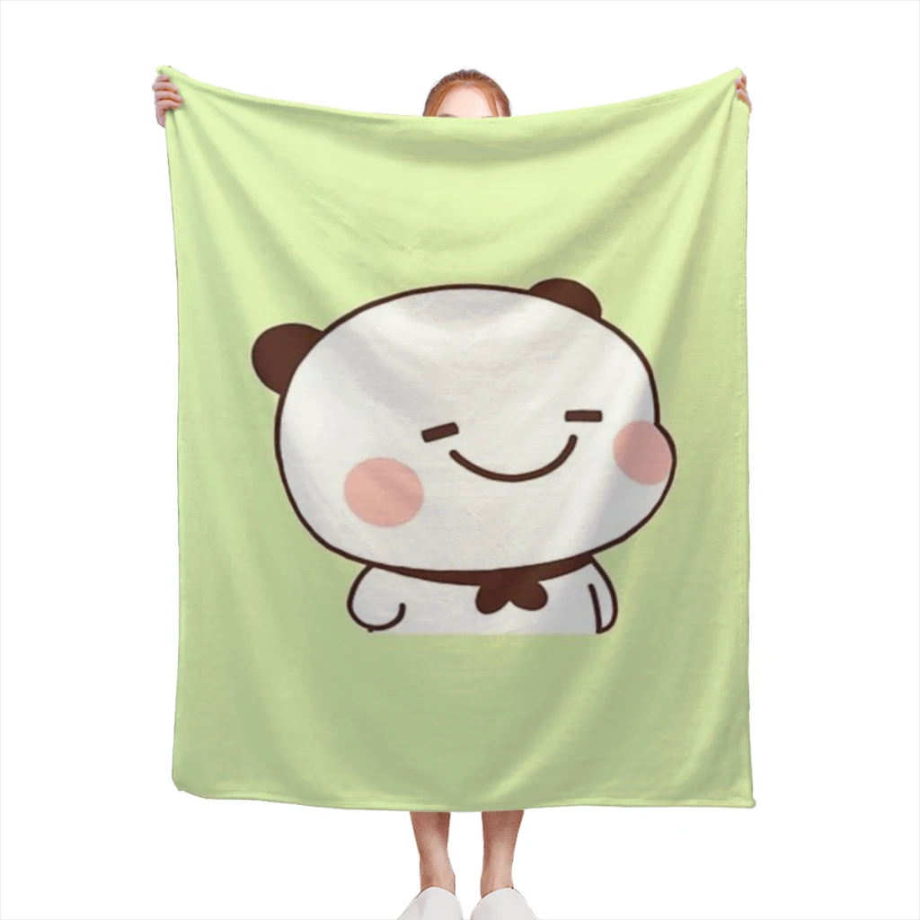 

Bear and Panda Bubu Dudu Blanket Sofa Bedroom Bed Home Office Nap Blanket Car Travel Picnic Blankets Gift