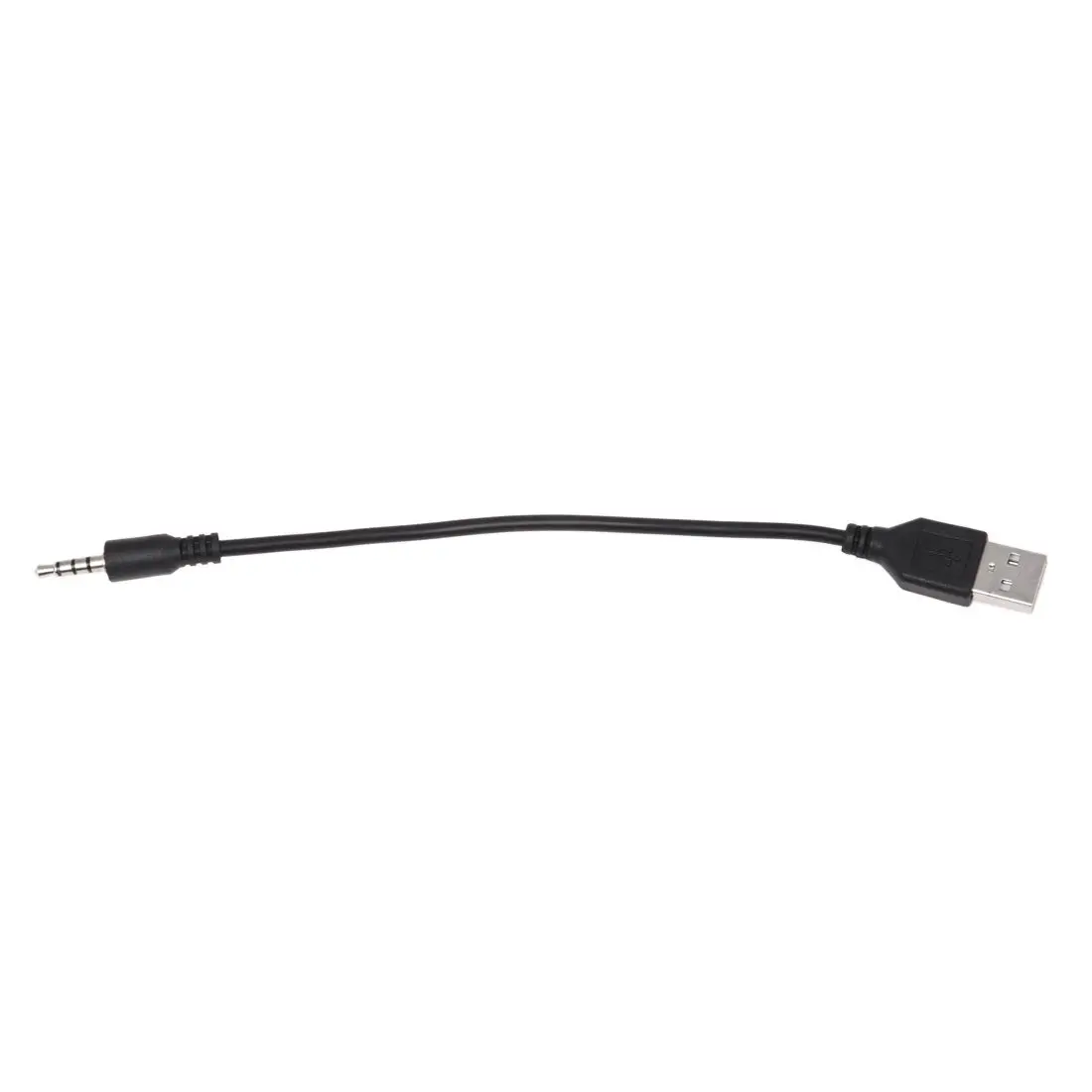 Kabel adaptor pengisi daya Pria, 3.5mm Plug AUX Audio Jack ke USB 2.0 untuk mobil MP3