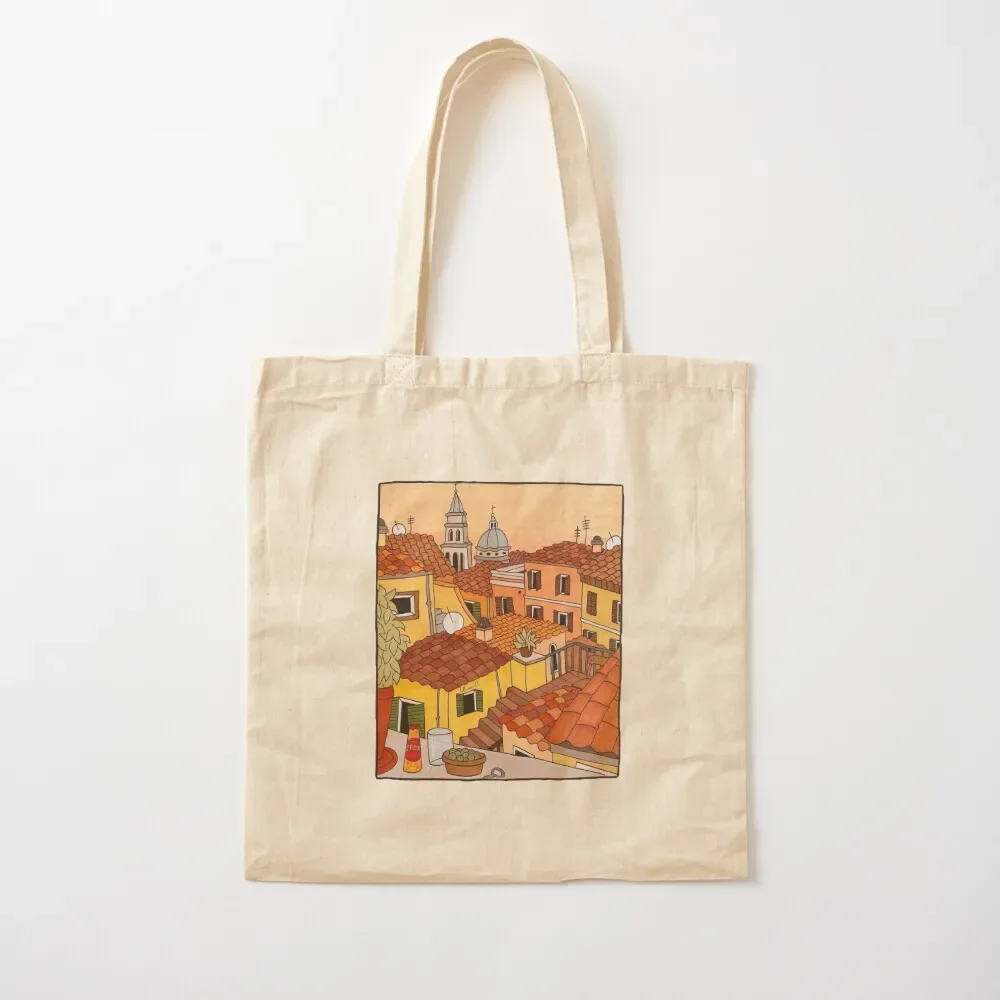 

Crodino on the Roof Tote Bag shopping trolley bag custom fabric bag shopping custom bags