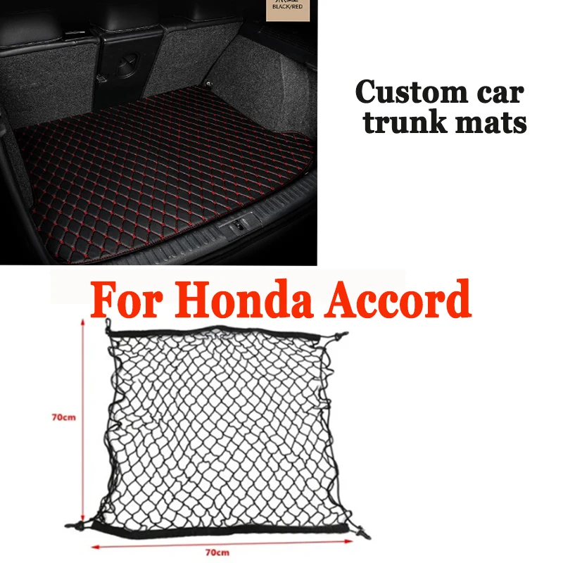 Car trunk mat for Honda Accord Eighth generation 2008 2009 2010 2011 2012 2013 cargo liner carpet interior accessories cover