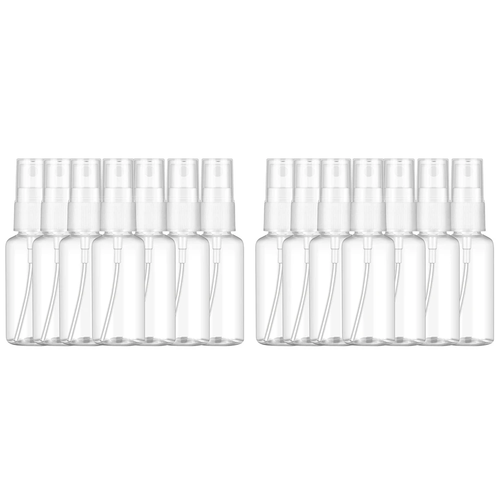 ABKR-100PCS 60 Ml Transparent Plastic Perfume Atomizer Small Mini Empty Spray Refillable Bottle