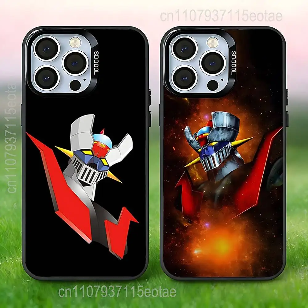 

M-Mazinger Z Robot Phone Case For iPhone 17,16,15,14,13,12,11,Pro,Max,Plus,E,Air,Mini Black IMD Cover