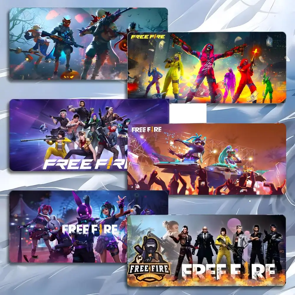 battle royale figurine model F-Free Fire Mouse Pad Mousepad Large Gaming LockEdge Thickened PC Table Desk Mat