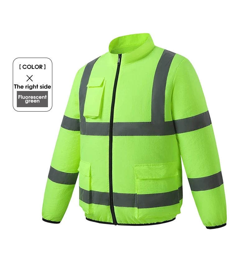 2026 Sommer Kühlende Baustellen-Arbeitsjacke für den Außenbereich mit Lüfter gegen Hitzeschlag – Klimatisierter Mantel, locker und lässig – Detail 10
