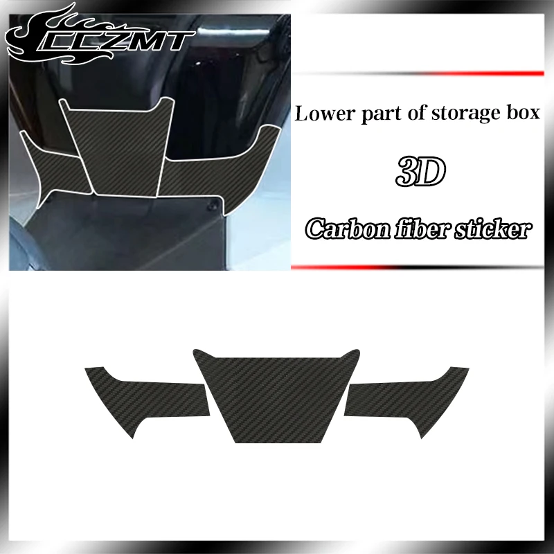 For SYM TL500 508 sticker 3D carbon fiber protection film fuel tank sticker body decoration sticker and flower modification