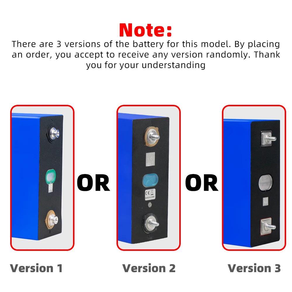 PWOD الاتحاد الأوروبي الأسهم 320AH Lifepo4 بطارية 3.2 فولت الصف أ 12 فولت 24 فولت 48 فولت ليثيوم الحديد فوسفات خلية قابلة للشحن المنشورية للتخييم RV