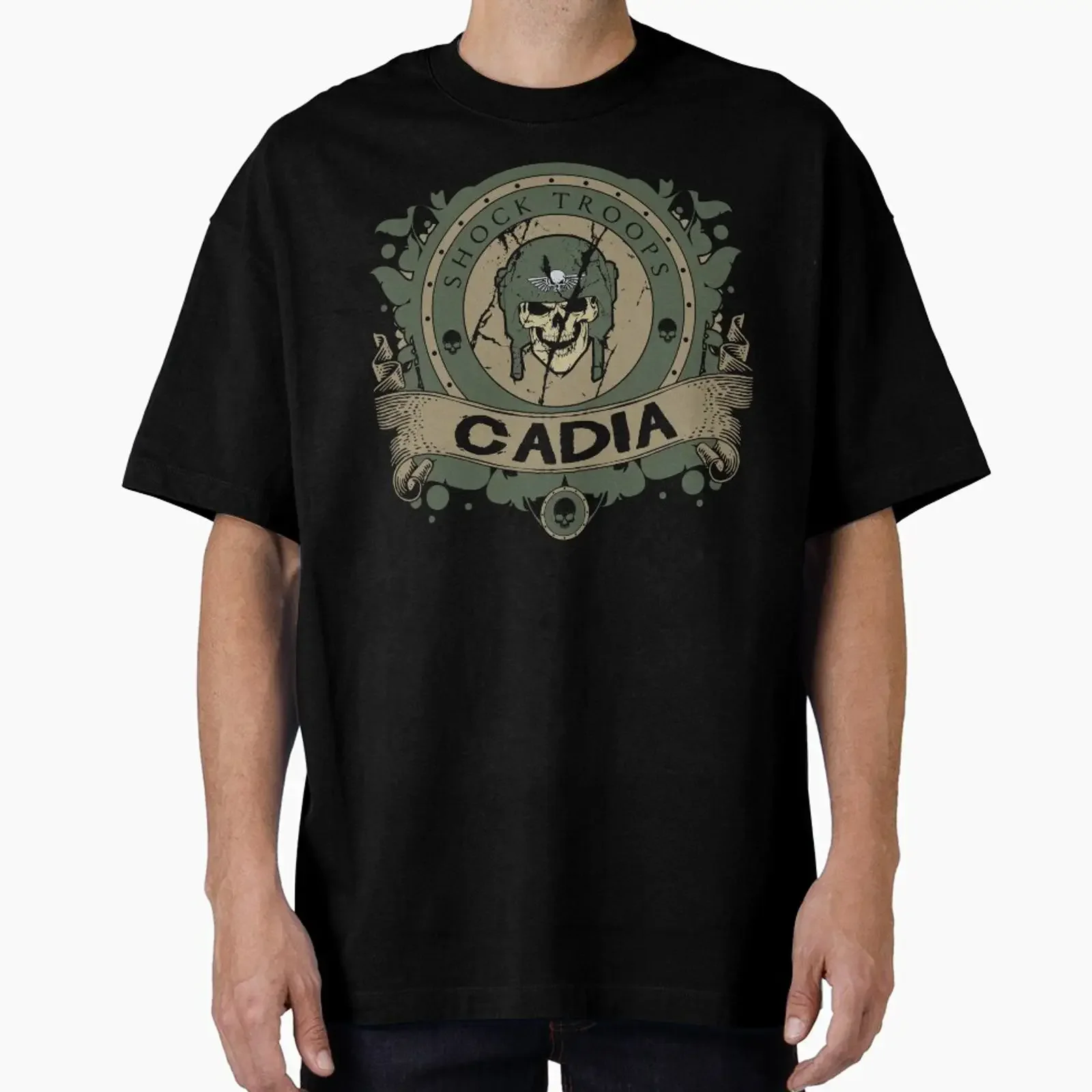 CADIA ELITE EDITION designed and sold by EscanV vintage Washed homme Soft Top For Everyday Wear Versatile Breathable streetwear