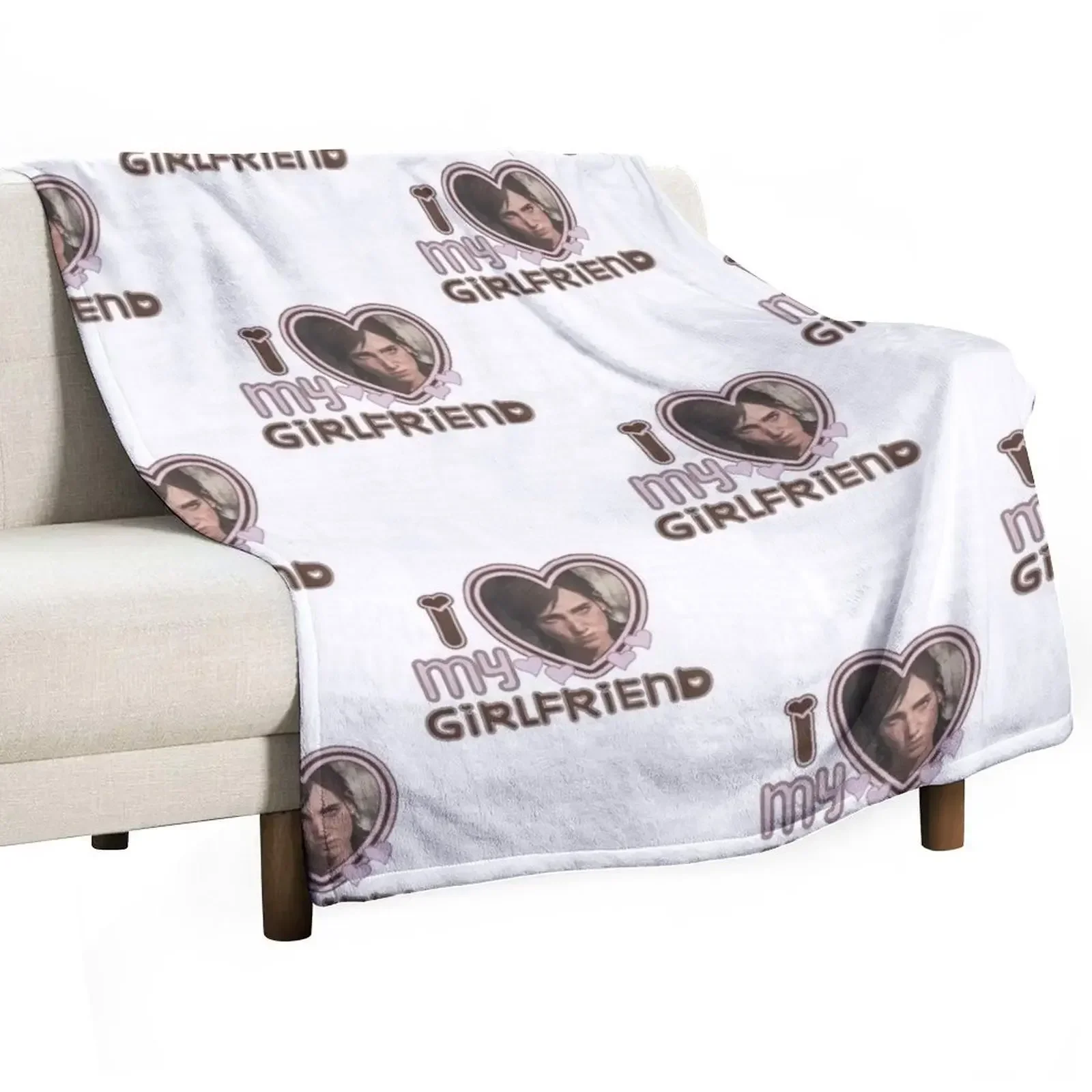 Ellie Williams I Love Girlfriends Throw Blanket Cute Decorative Beds warm winter Blankets