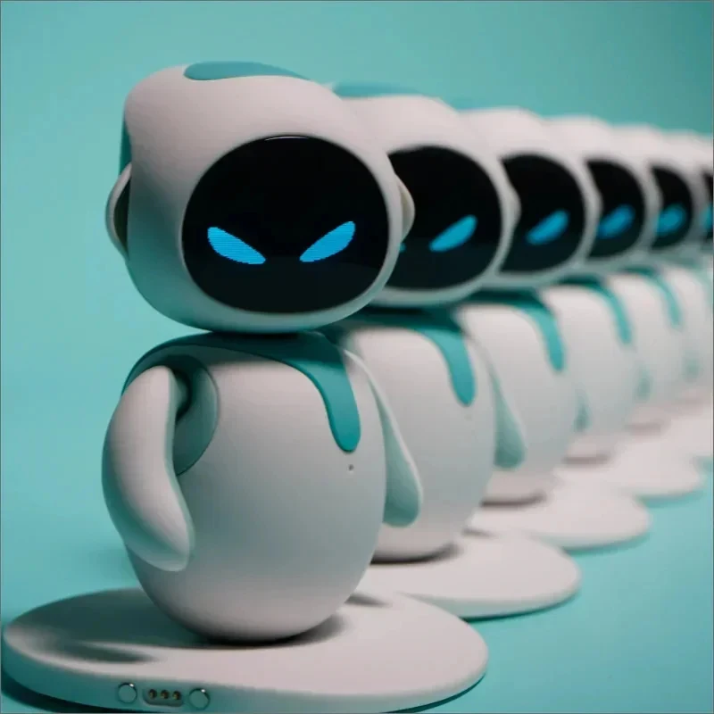 AI Christmas Gift Smart Robot with Hat Electronic Automation Ai Robot Emotional Interaction Vocal Multiple Mode Cute Gift view 4
