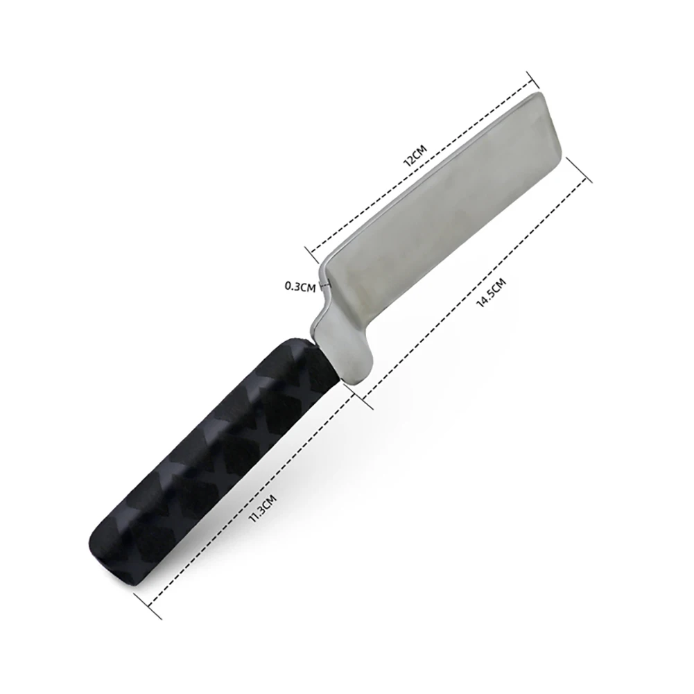 Car Dent Repair Tool Paintless Dent Repairing Knock Pads Rubber Handle Stainless Steel Backing Plate Body Dent Removal Tool