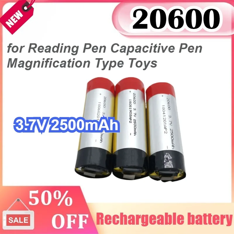 

20600 Lithium Battery 3.7V 2500mAh for Reading Pen Capacitive Pen Magnification Type Toys Sufficient Capacity Bateria