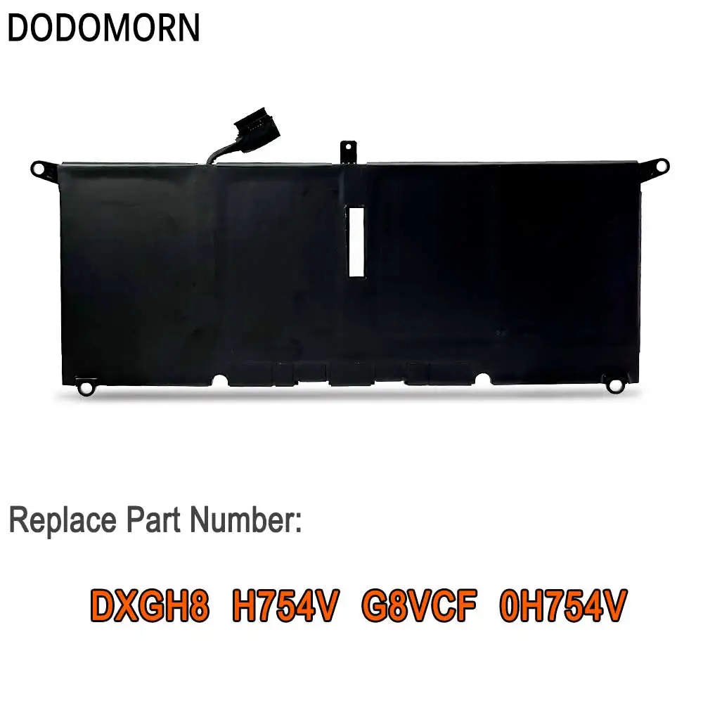 DODOMORN DXGH8 For DELL XPS 13 9370 9380 7390 for dell Inspiron 7390 2-in-1 7490 Laptop Battery G8VCF H754V 0H754V 7.6V 52Wh