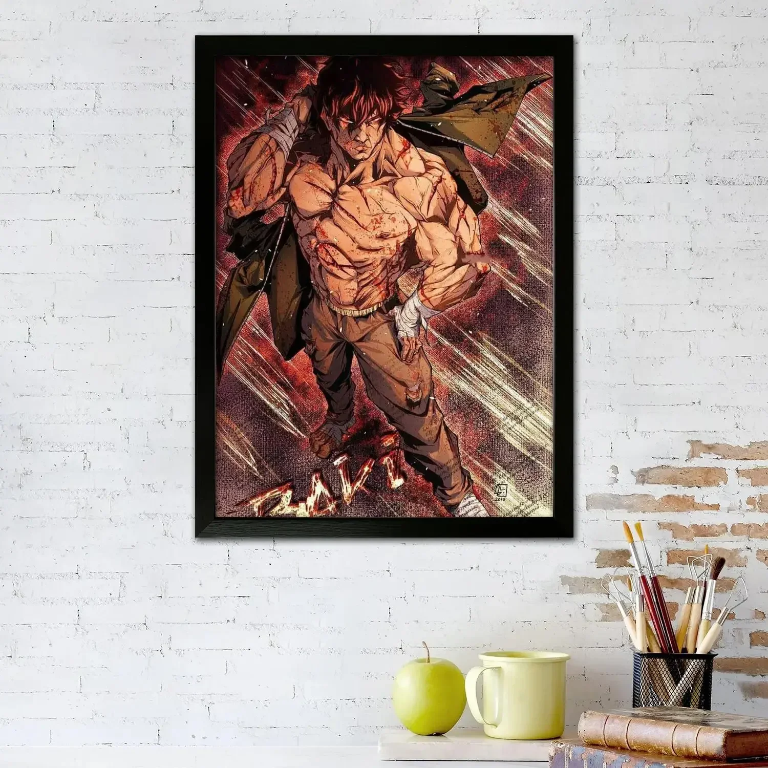 baki hanma Poster Prints Wall Art Canvas Painting Poster For Modern Family Living Room Home Decor