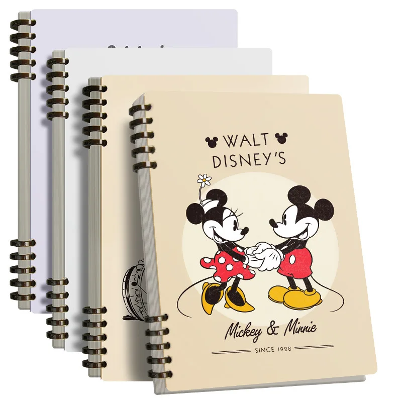 Disney A5/b5 Loose Leaf Coil Notebook Mickey Minnie Student Detachable Notepad Diary Planner Office School Supplies Stationery