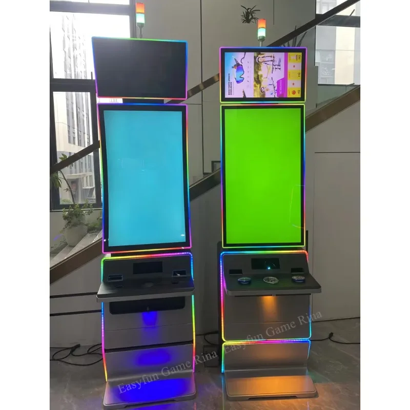 Screen advanced game consoles arcade games cool fun standing entertainment equipment game room technology