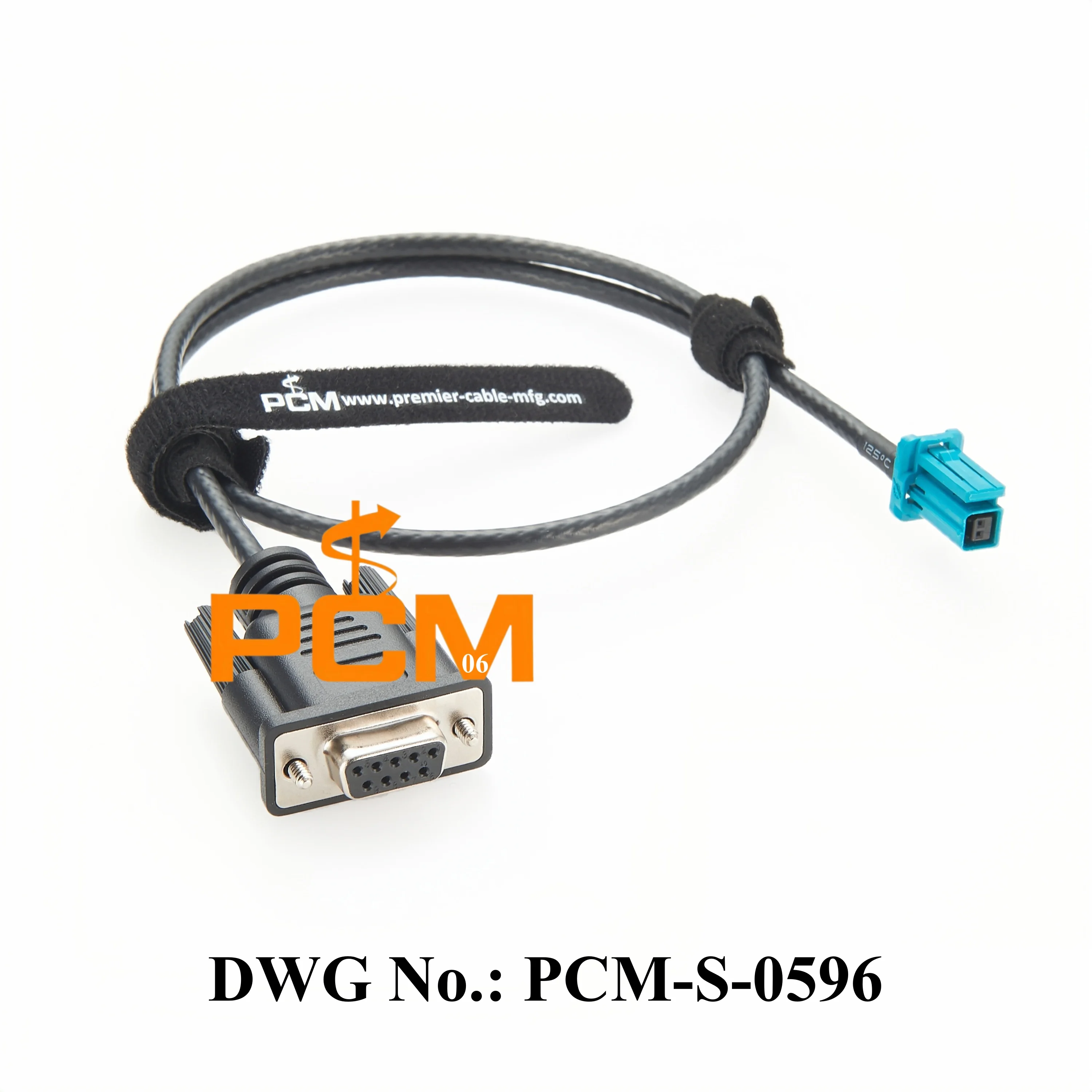 Origineel TE MATEnet 2302510 -9 Female naar DB9 Female Verbindingskabel voor Automotive Ethernet Communicatie Diagnostische Test Debug