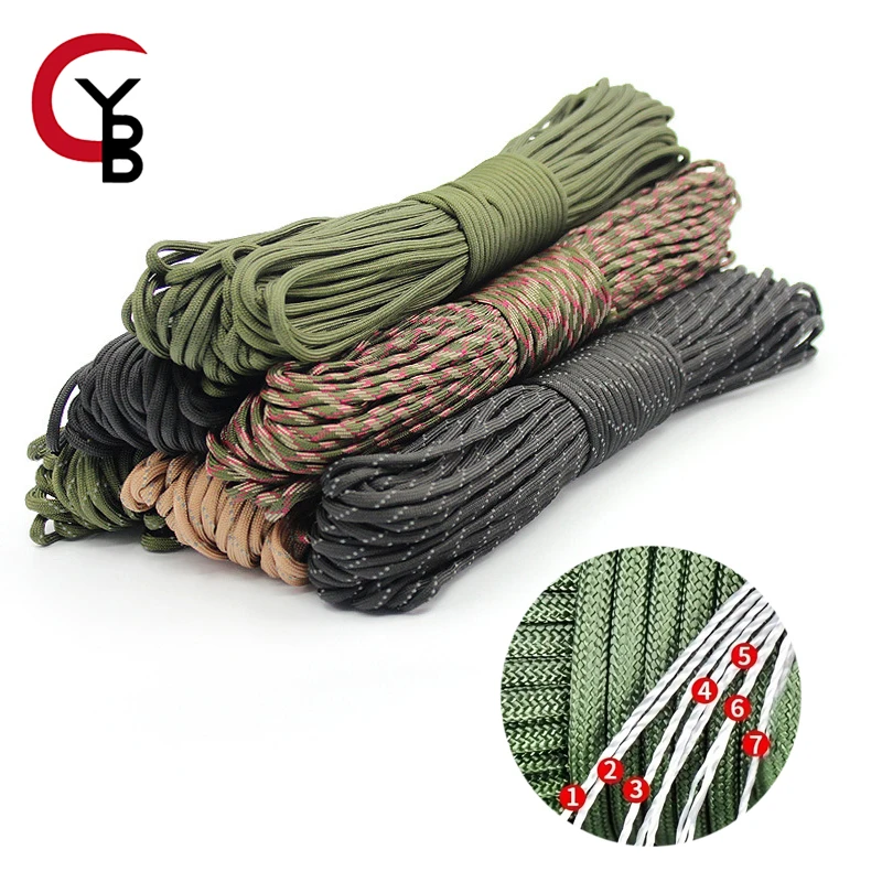 

1220/3937inch 7 Strand Core Cord Rope 4mm Thick Braided Paracord For Camping And Hiking, Handmade DIY Rope,Outdoor Survival