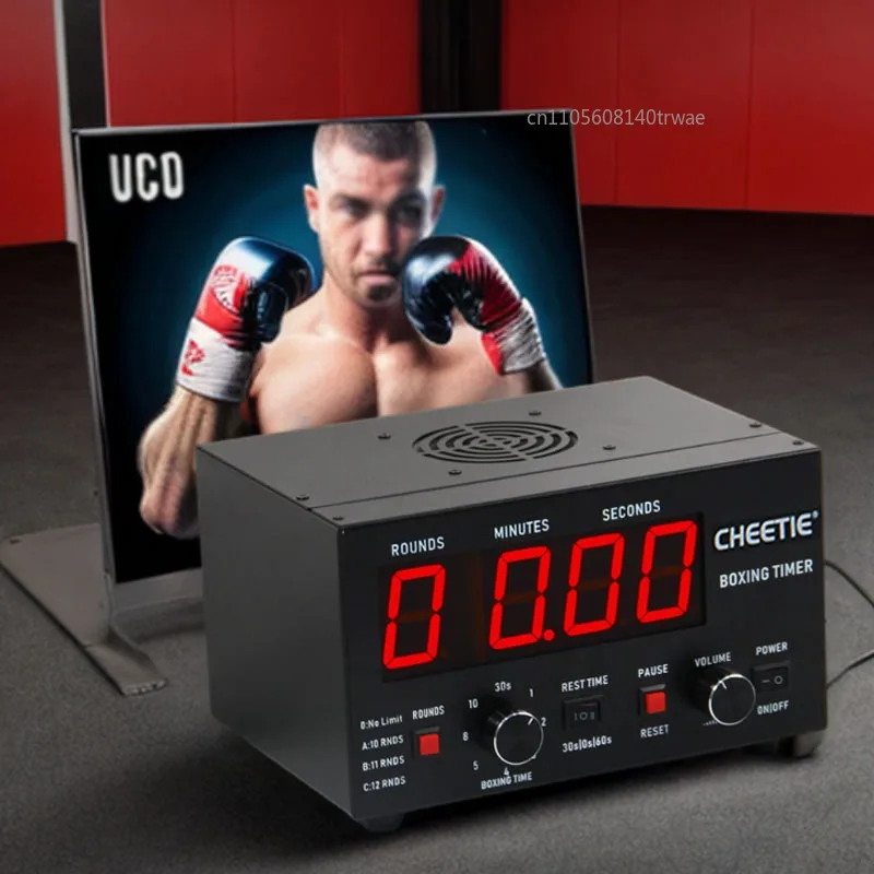 CP20 Gym Workouts LED Display Adjustable Sound Selectable Training Time Cycle Repetition Boxing Interval Timer