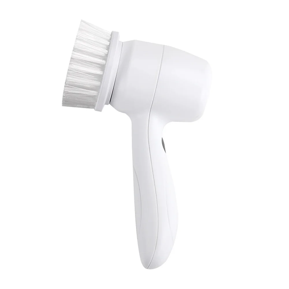 Electric Spin Scrubber With 3 Replaceable Brush Head USB Chargeable Multifunctional Scrubber Brush Polisher Sponge for Kitchen image 5