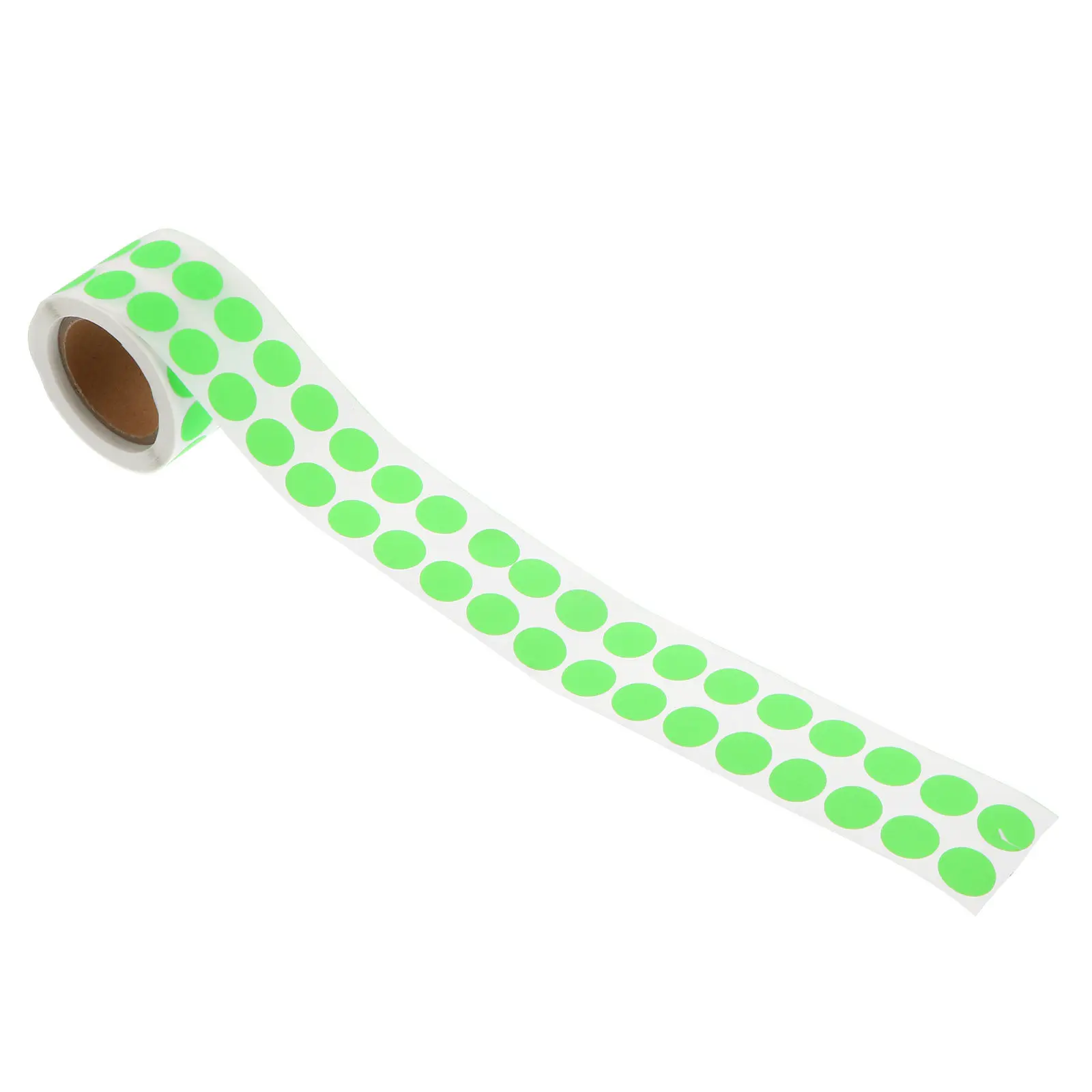 

Fluorescent Dot Stickers Roll Portable Easy Peel Paste Craft Stickers for Envelope Packing Bag Notebook Scrapbooking