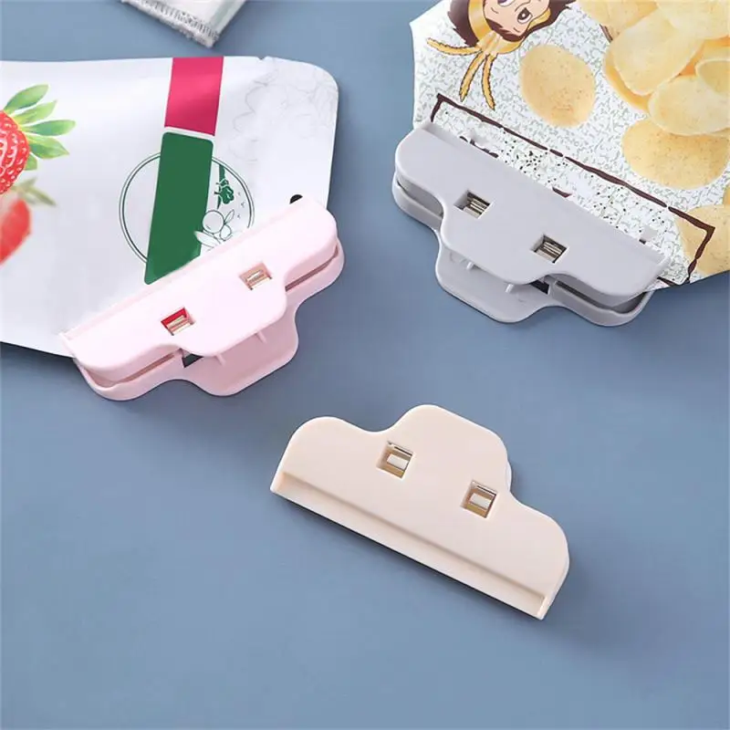 2/4/6PCS Storage Sealing Clip Strong Sealing 10*5cm Milk Tea Sealer Food Sealer Clip Kitchen Gadget Trending Food Storage