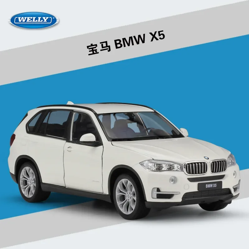 

Модель автомобиля из литого под давлением сплава WELLY 1:24 X5 SUV, детские игрушки и подарки