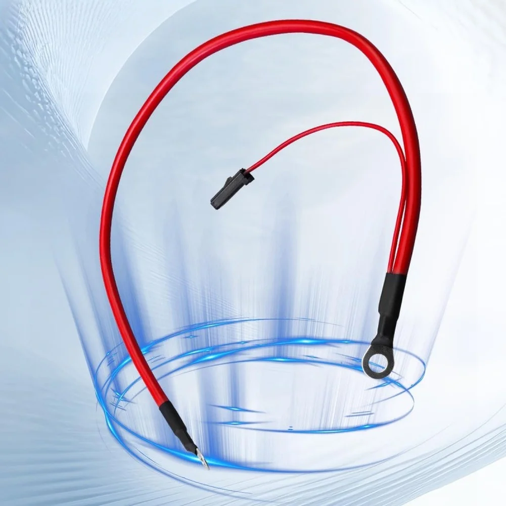 Red Pure Copper Battery Cable For Grass AM115359 Replacement High Temp Resistant Wire For Lawn Mower Tools
