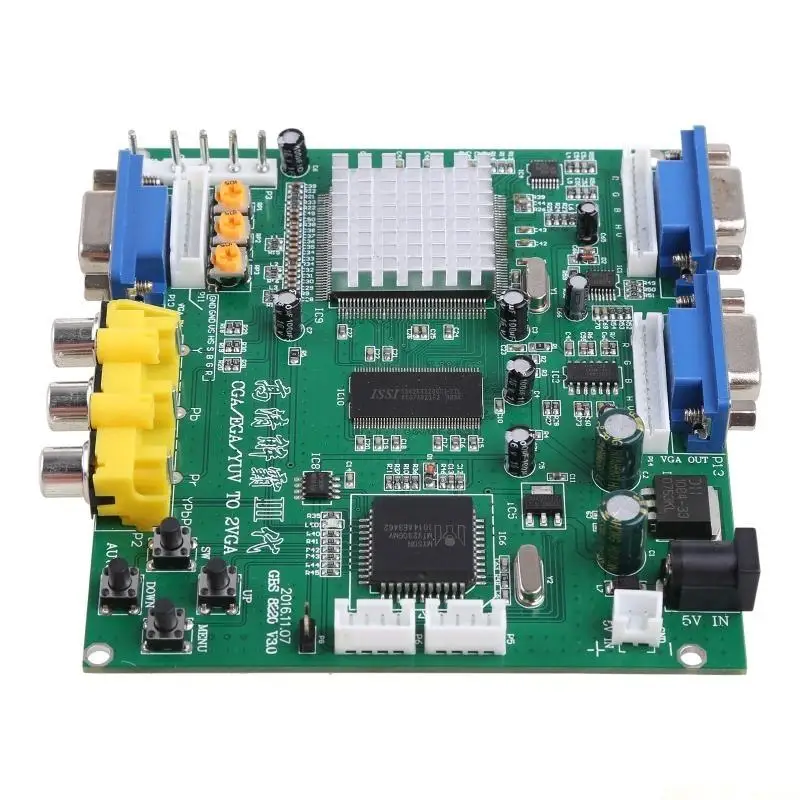 M5TD GBS8220 RGB to Dual VGA Video Converter Board Plate HD-Converter Board Advanced Video Decoding Device with Wire