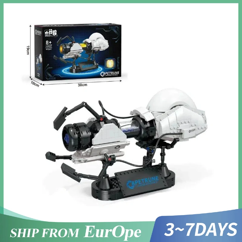 667-teiliger Portal Gun Baukasten Kreatives Spiel-Modellbau-Set Wissenschaftliches Lernspielzeug für Jungen Geschenk Schreibtisch-Deko