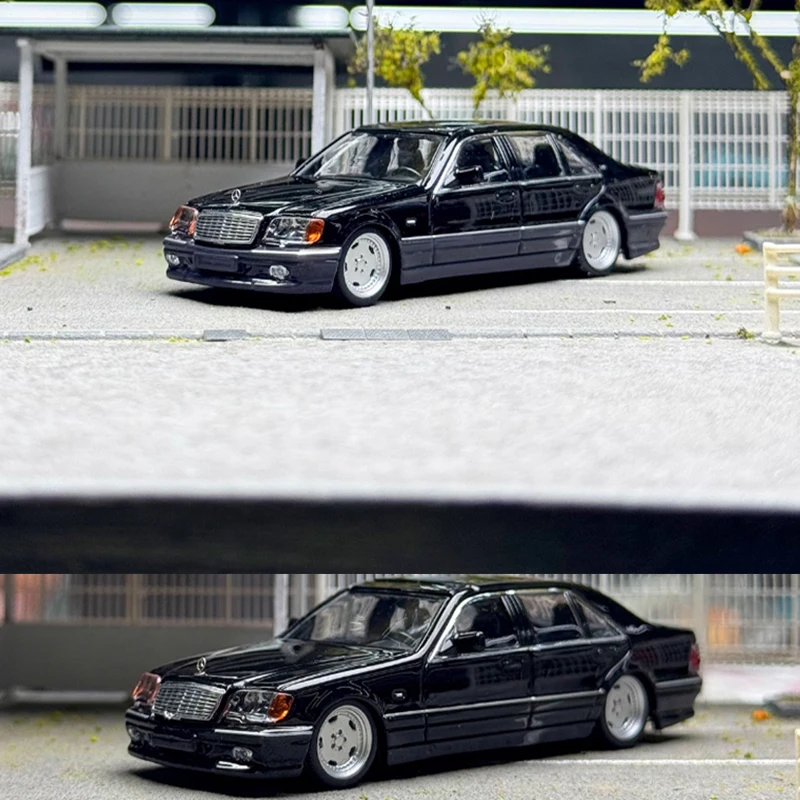 

Литой под давлением оригинальный масштаб 1:64 S W140, модель из сплава, имитация классического украшения, хобби, сувениры, коллекция подарков, статический дисплей