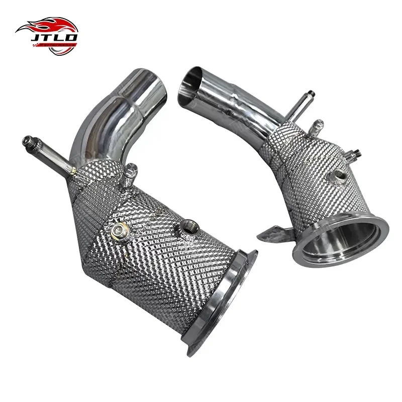 High-performance Stainless Steel Heat Shielding Exhaust Downpipe for PORSCHE 911 CARRERA 992/911 with OPF