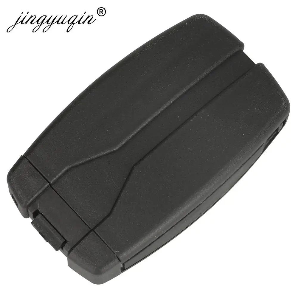 Jingyuqin carcasa de llave de coche de 5 botones para Land Rover Freelander 2 2006 - 2012 hoja sin cortar piezas de automóvil reemplazo remoto funda