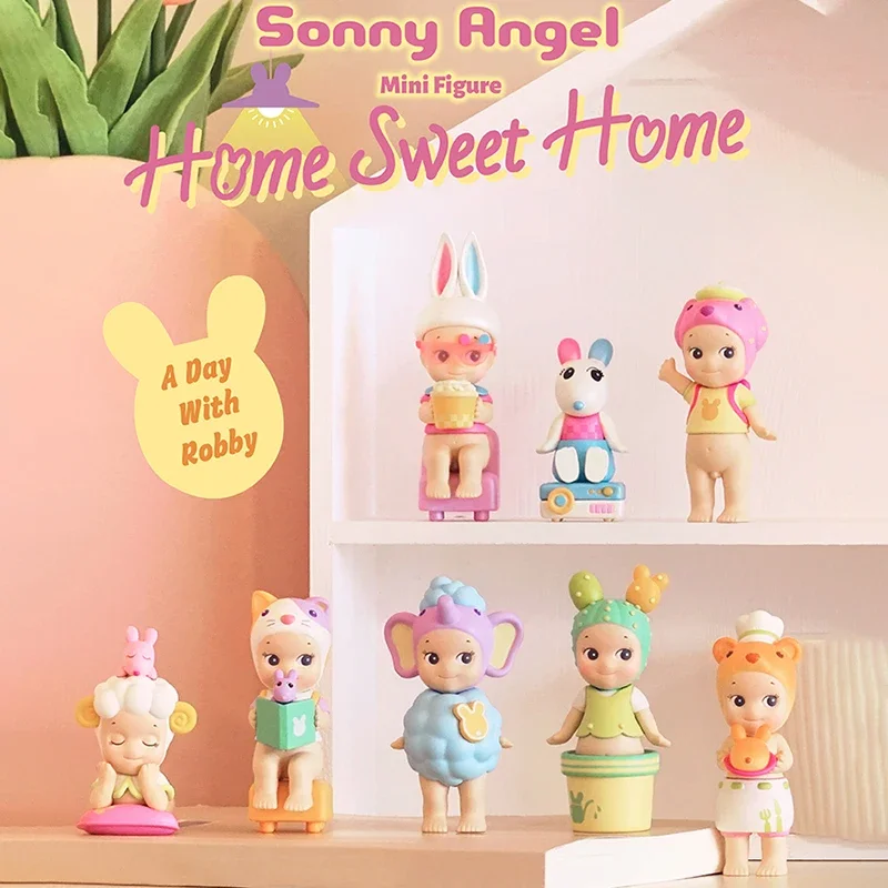 2024 New Sonny Angel Likes Going Home Series Blind Box Mysterious Box Cute Figurine Figurines And Creative Couple Surprise Gifts