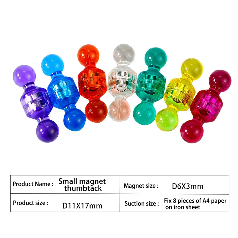 Push pin Office Strong DIY Magnets Thumbtack Fridge Whiteboard Neodymium Magnets Cones Magnetic Tools 10/1pcs