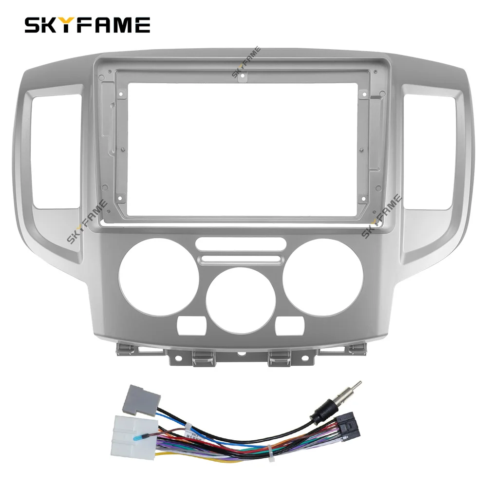 SKYFAME 9/12.3 Inch Car Frame Fascia Adapter Android Radio Dash Fitting Panel Kit For Nissan NV200