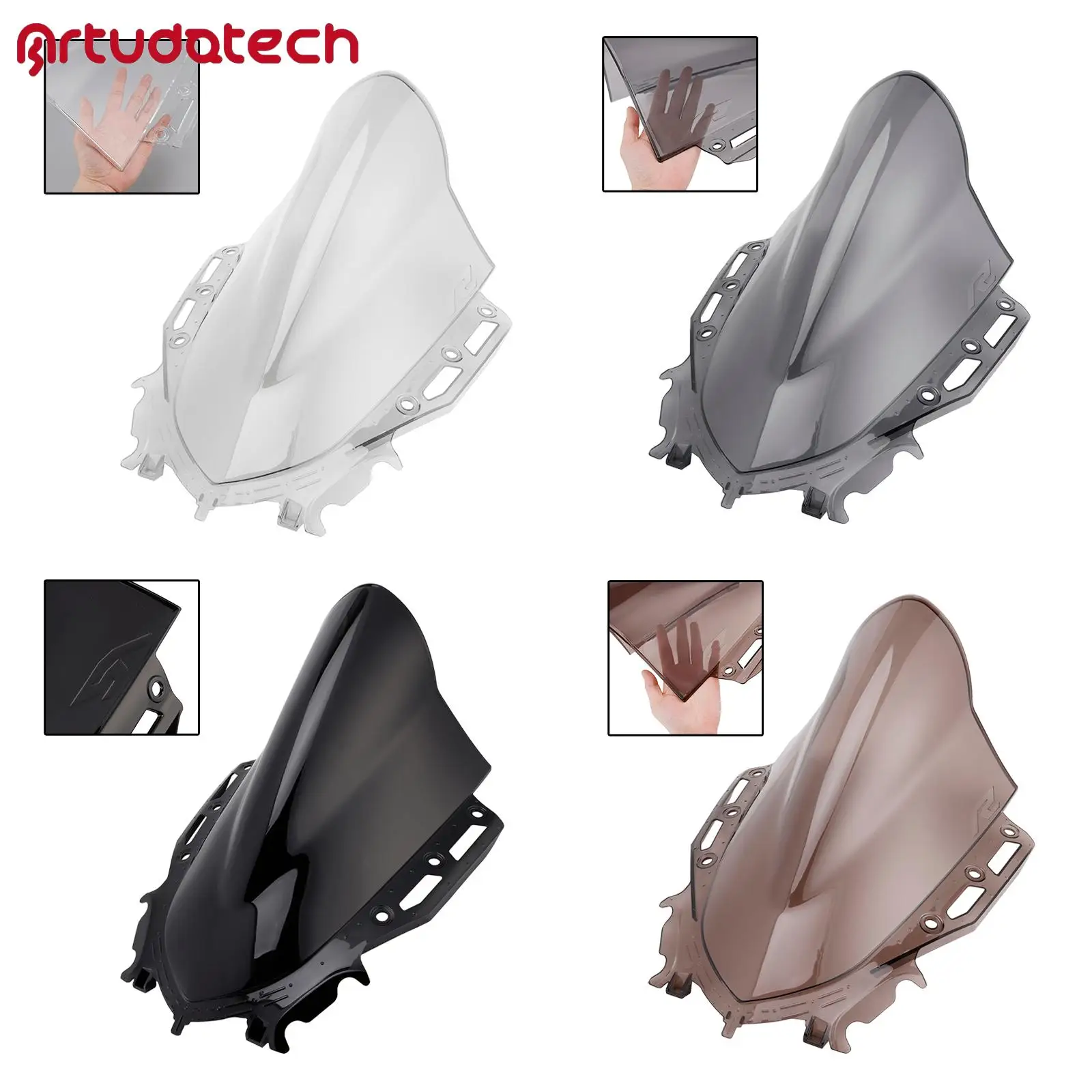 

Лобовое стекло подходит для YAMAHA YZF R15 V4 2021 2022 2023 2024