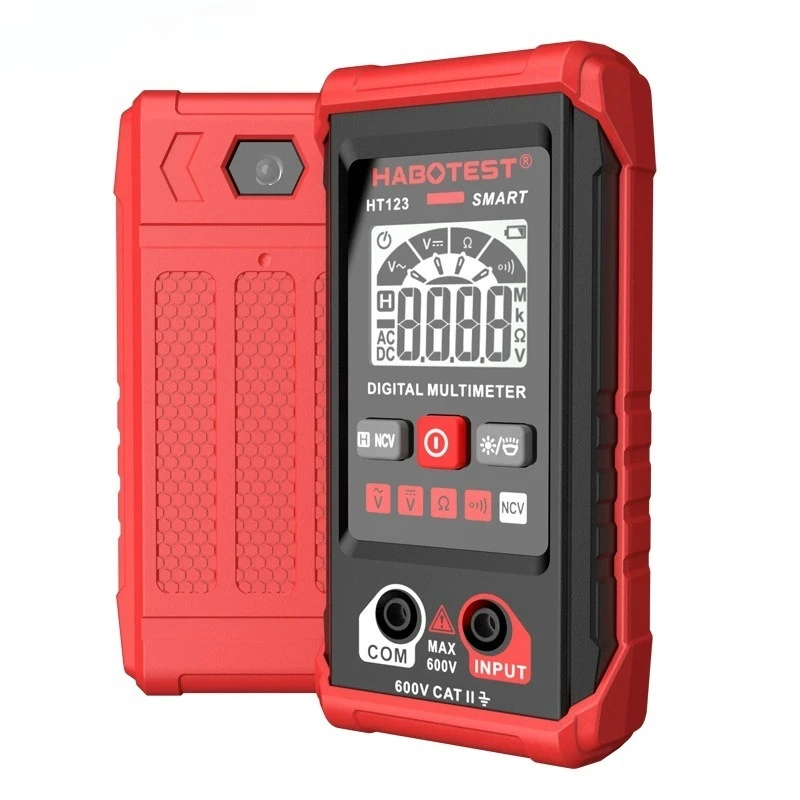 HABOTEST Huabo HT123 Mini Smart Multimeter High Precision True RMS Electrician NCV Electric Meter